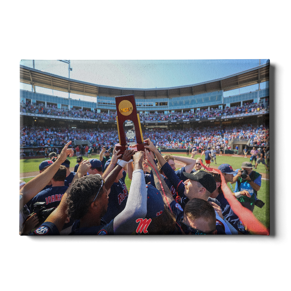 Ole Miss Rebels - The Trophy - College Wall Art #Canvas