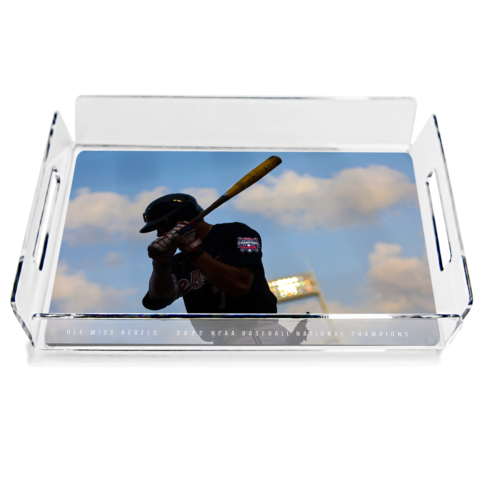 Ole Miss Rebels - Ole Miss Rebels 2022 NCAA Baseball National Champions Decorative Tray