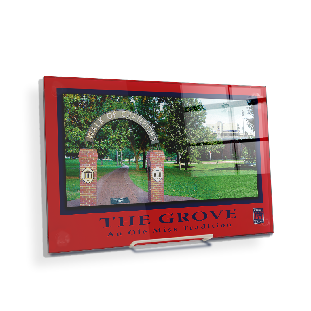Ole Miss Rebels - The Grove an Ole Miss Tradition - College Wall Art #Canvas