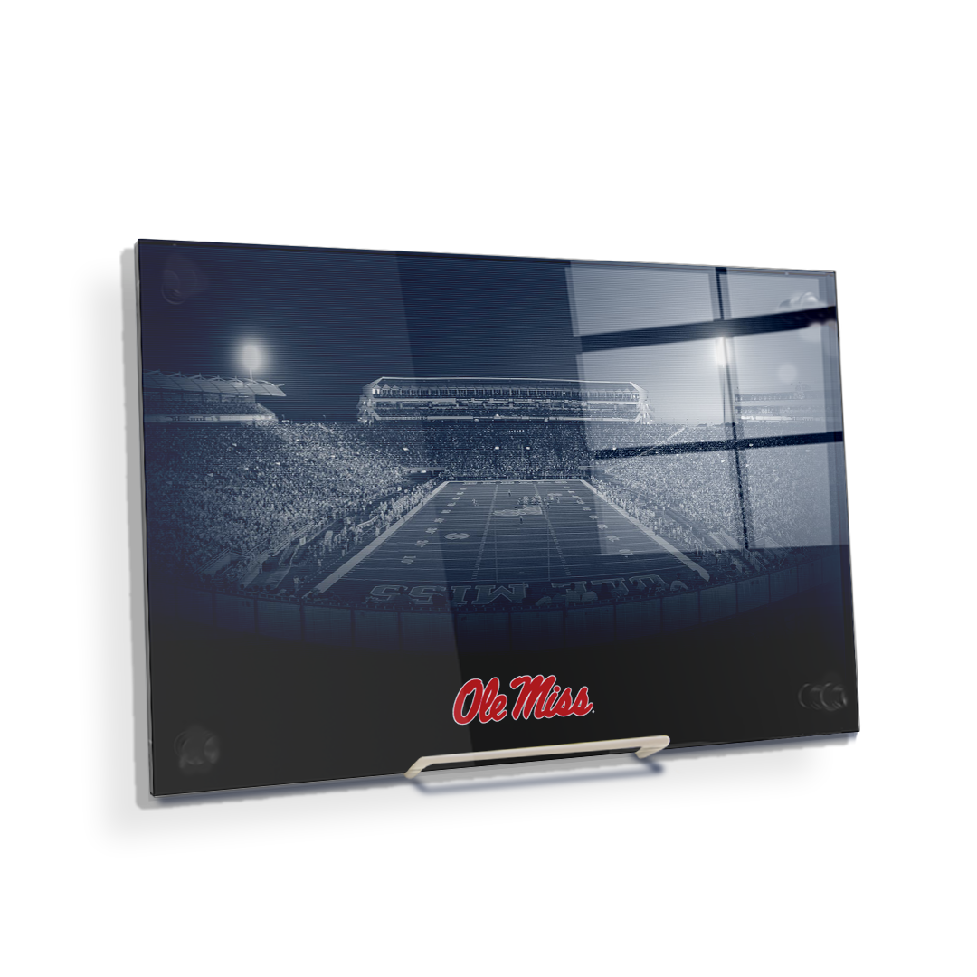 Ole Miss Rebels - Vaught Hemingway Night - College Wall Art #Canvas