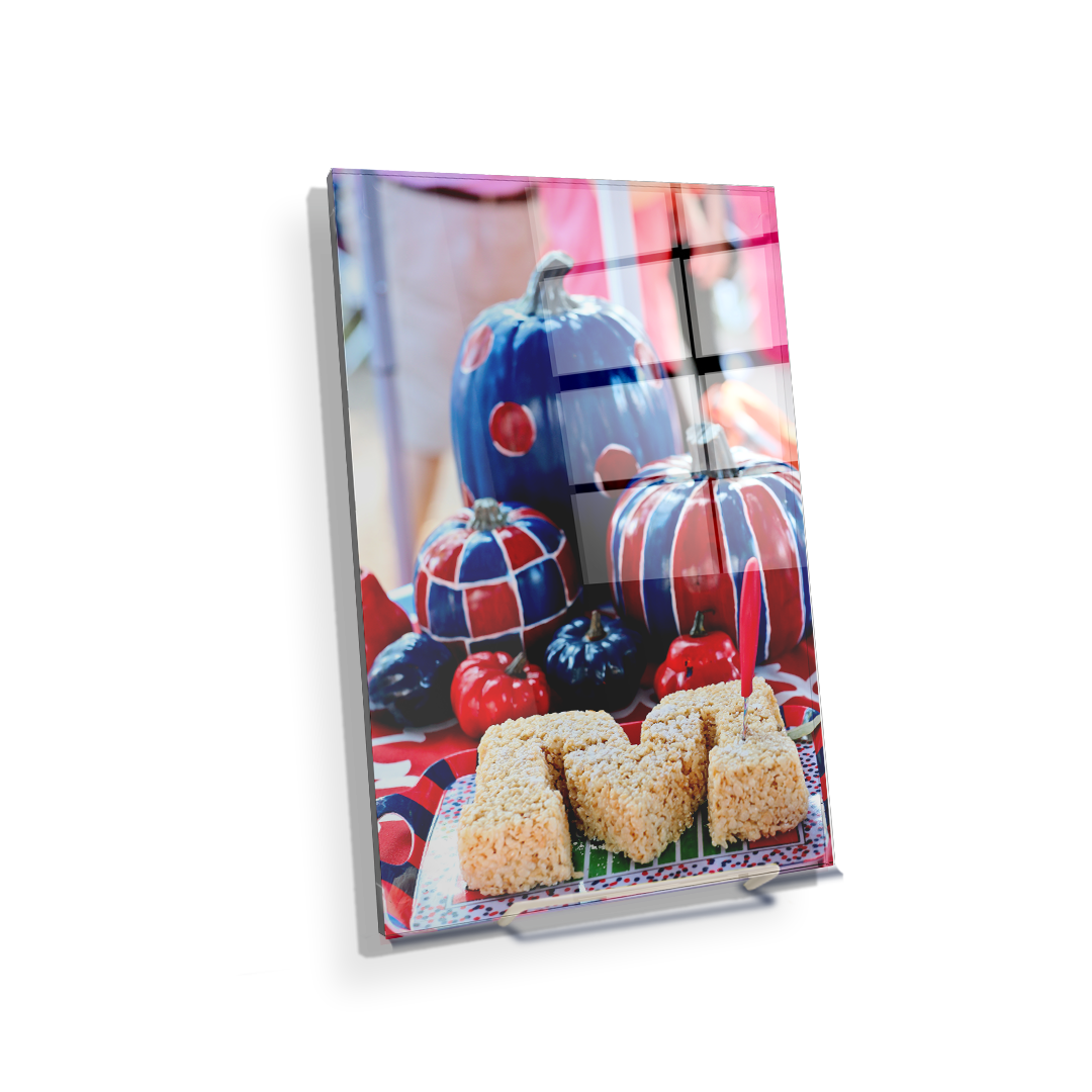 Ole Miss Rebels - Mississippi Pumpkin - College Wall Art #Canvas