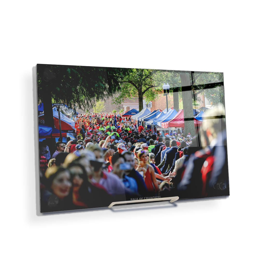 Ole Miss Rebels - Walk of Champions Thru the Grove - College Wall Art #Canvas