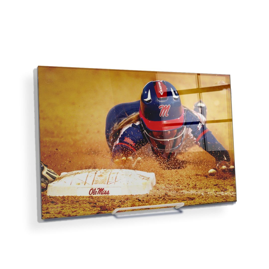 Ole Miss Rebels - Softball Safe - College Wall Art #Canvas