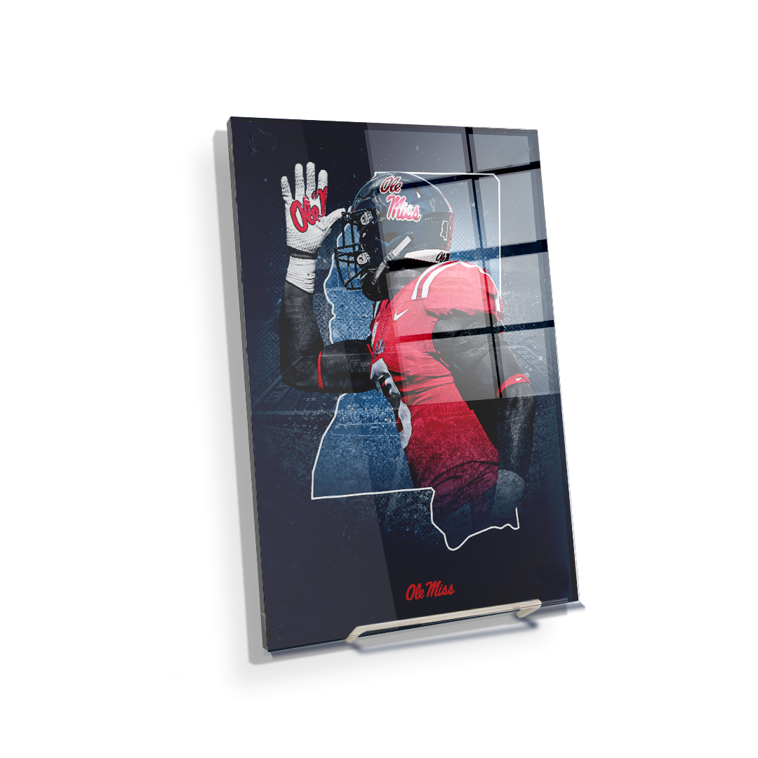 Ole Miss Rebels - Landshark State - College Wall Art #Canvas