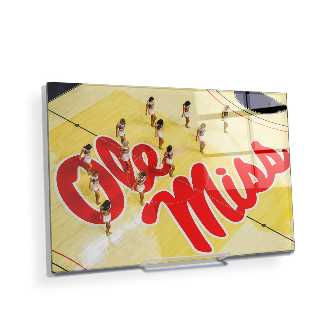 Ole Miss Rebels - Ole Miss Basketball Cheer - College Wall Art #Canvas