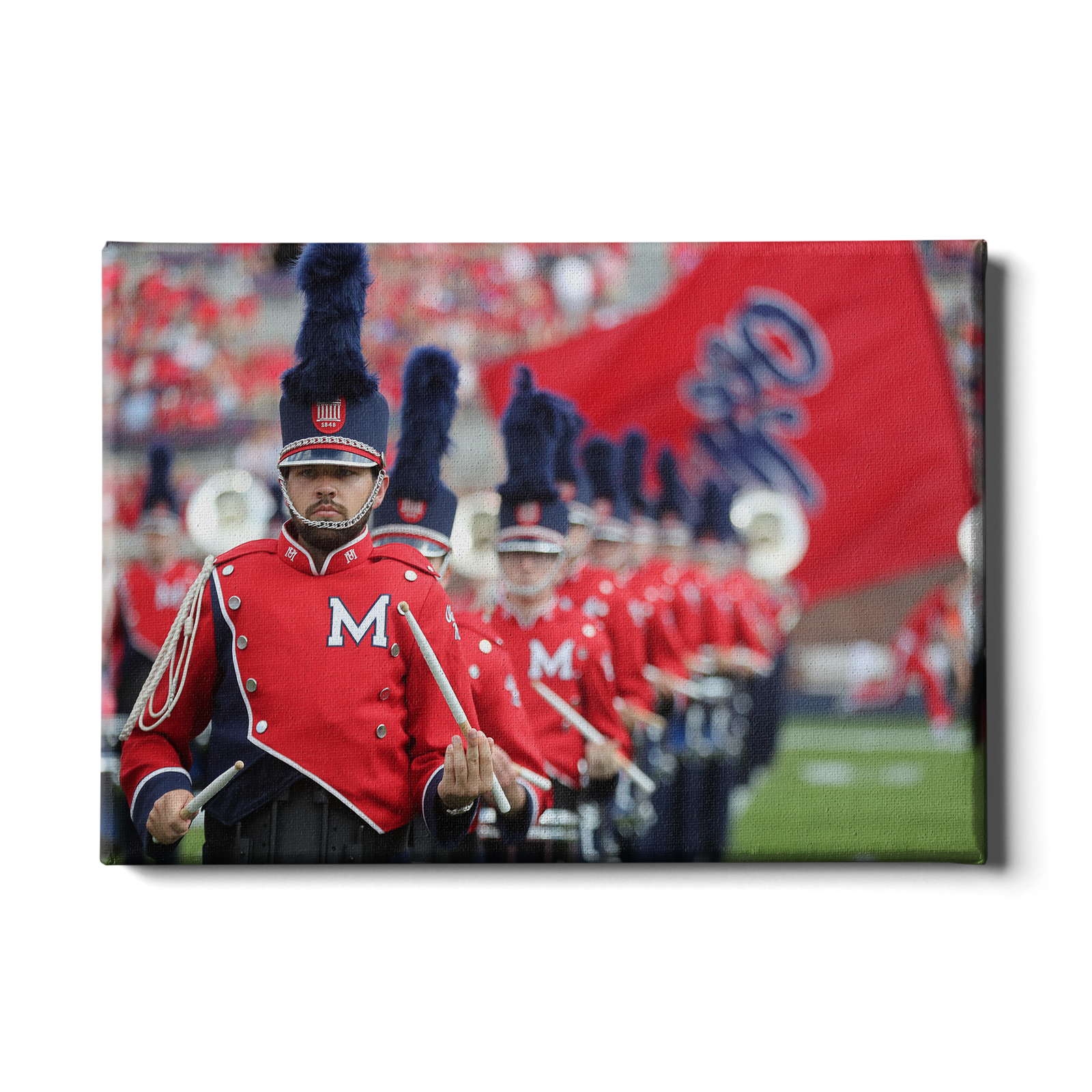Ole Miss Rebels - Marching In - College Wall Art #Canvas