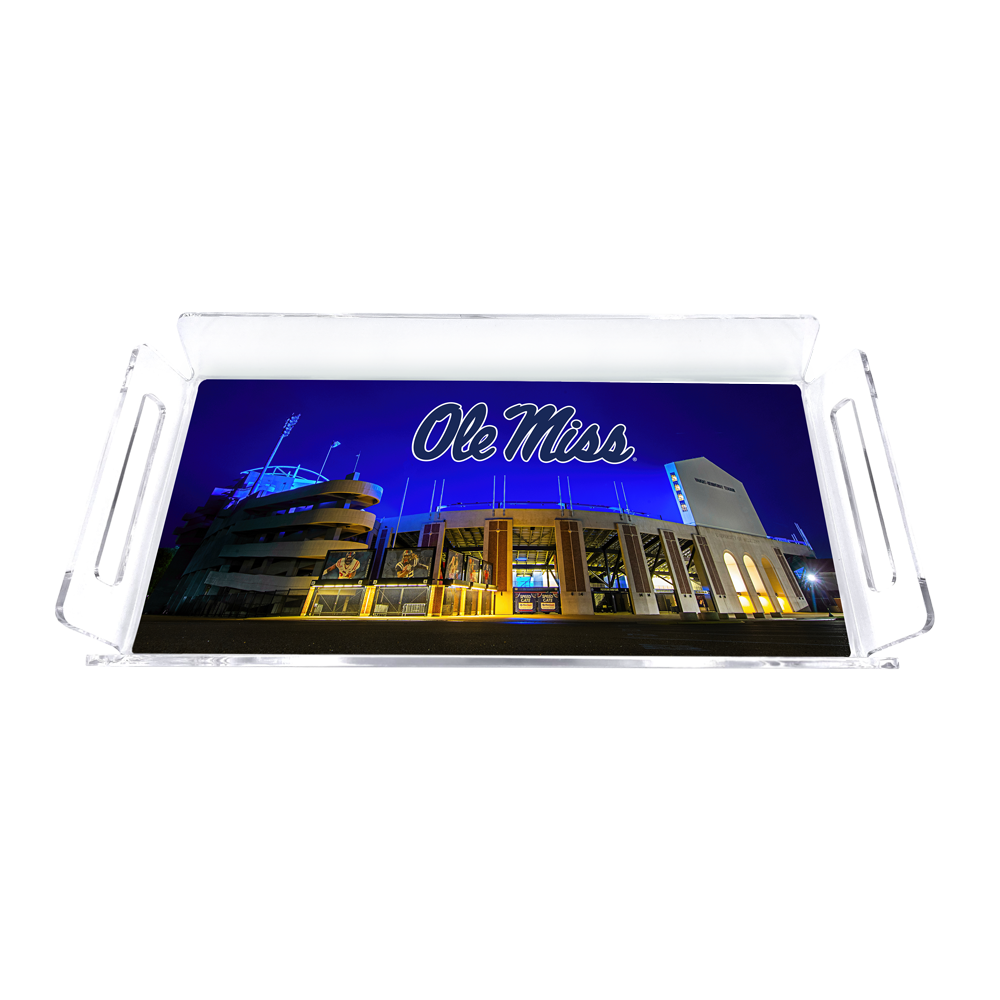 Ole Miss Rebels - Vaught Hemingway Stadium Decorative Tray