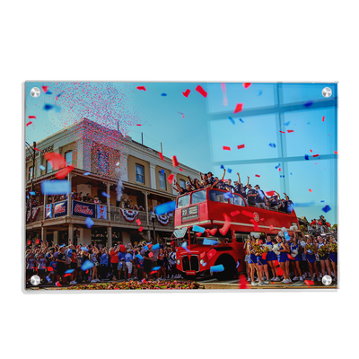 Ole Miss Rebels - Double Decker Parade of Champions - College Wall Art #Acrylic