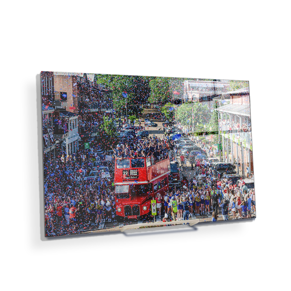 Ole Miss Rebels - Confetti - College Wall Art #Canvas