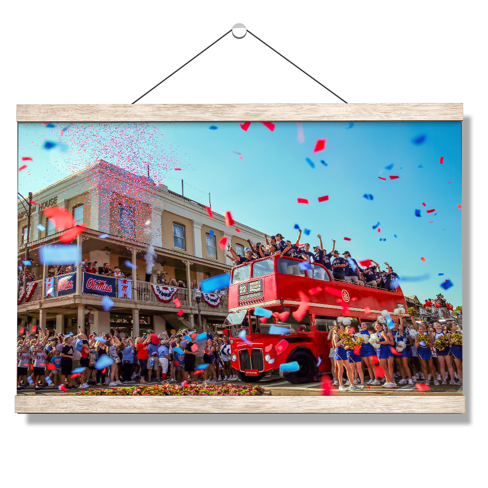 Ole Miss Rebels - Double Decker Parade of Champions - College Wall Art  #Canvas