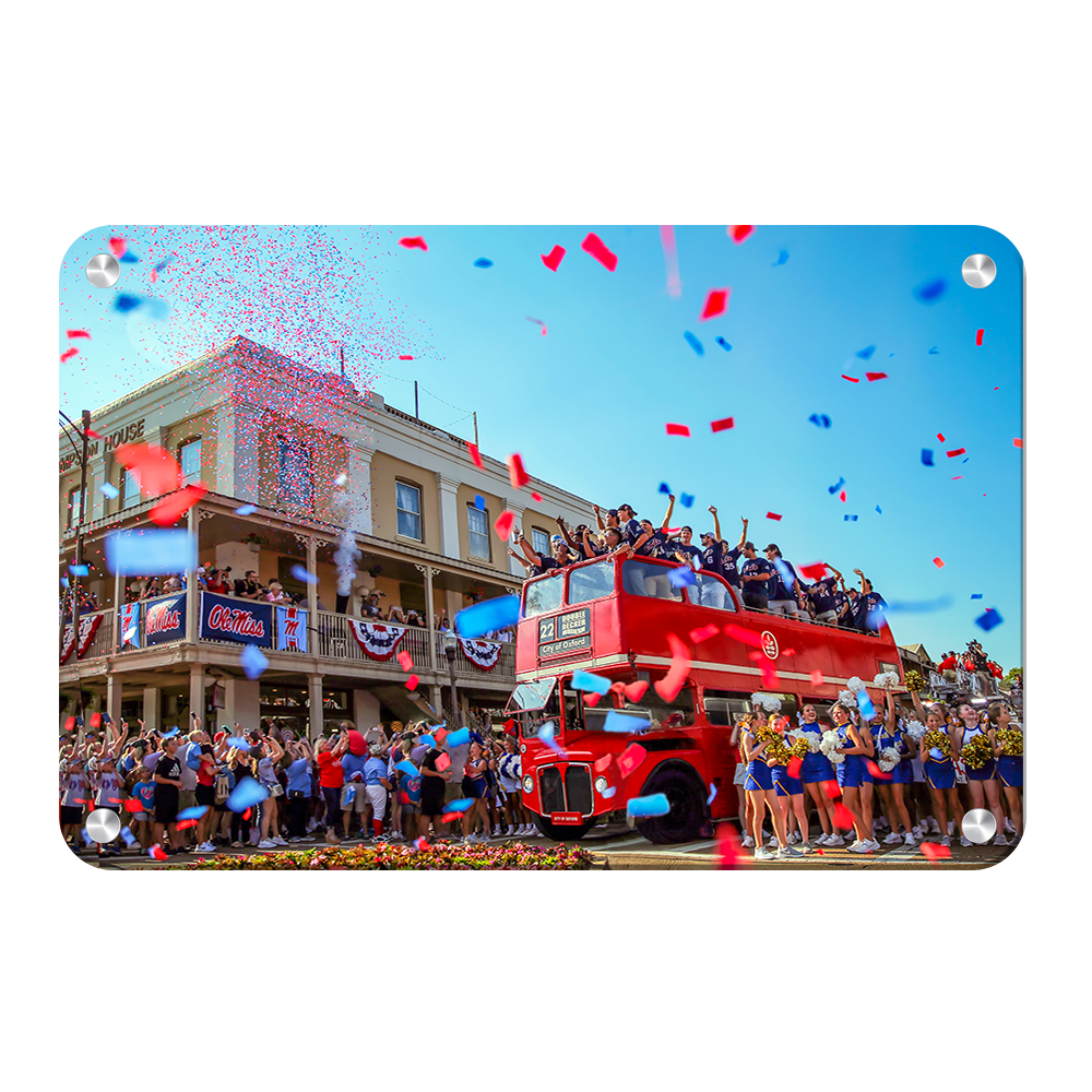 Ole Miss Rebels - Double Decker Parade of Champions - College Wall Art  #Canvas