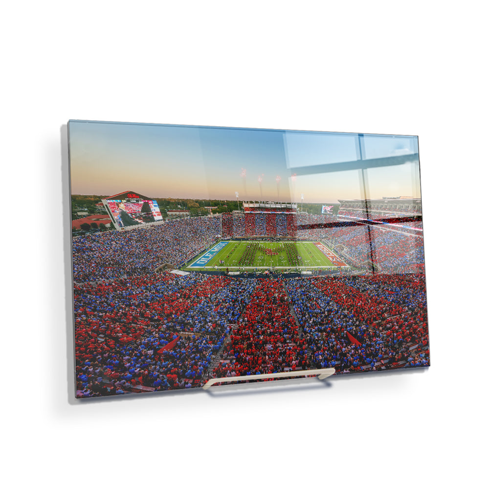 Ole Miss Rebels - Party In the SIP Stripe Out - College Wall Art #Canvas