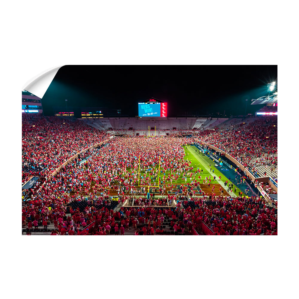 Ole Miss Rebels - Reb's Win! - College Wall  Art #Canvas