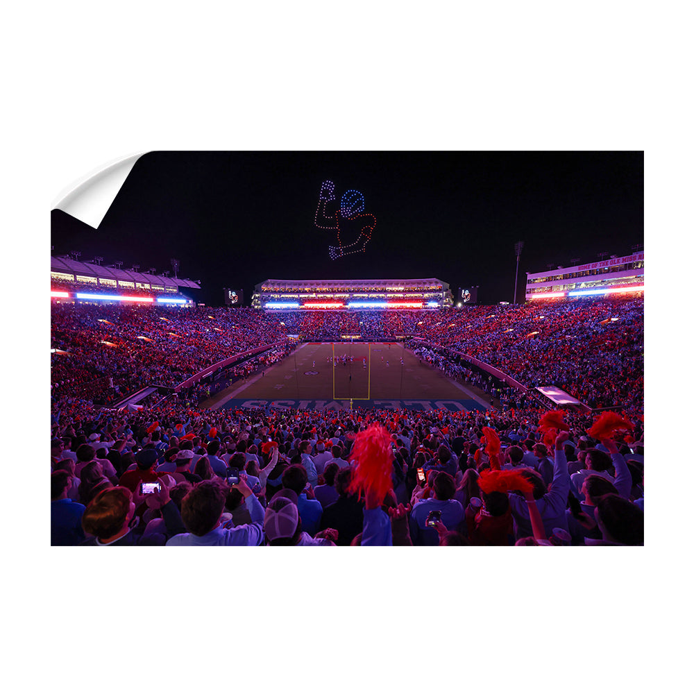 Ole Miss Rebels Football Drones Vaught Hemingway Party in