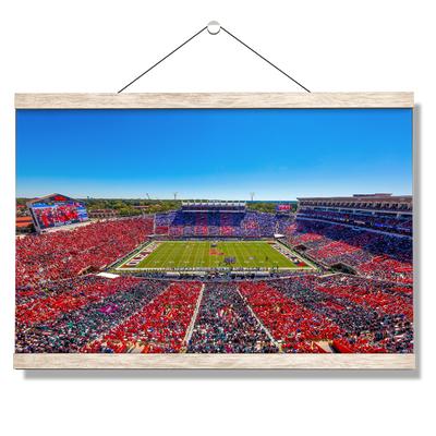 Ole Miss Rebels - Ole Miss Stripe Out - College Wall Art #Hanging Canvas