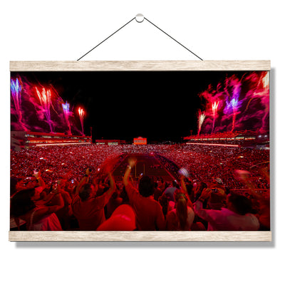 Ole Miss Rebels - Rebel Red Light Up Vaught-Hemmingway - College Wall Art #Hanging Canvas