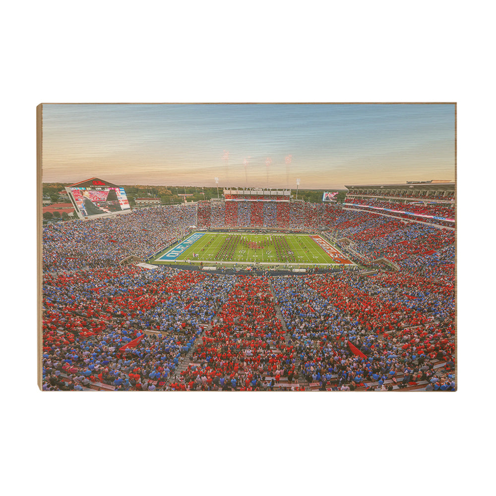 Ole Miss Rebels - Party In the SIP Stripe Out - College Wall Art #Canvas