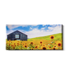 Sunflowers Panoramic - College Wall Art#Canvas