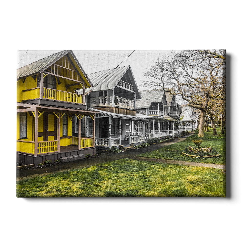Martha's Vineyard Gingerbread Houses - College Wall Art