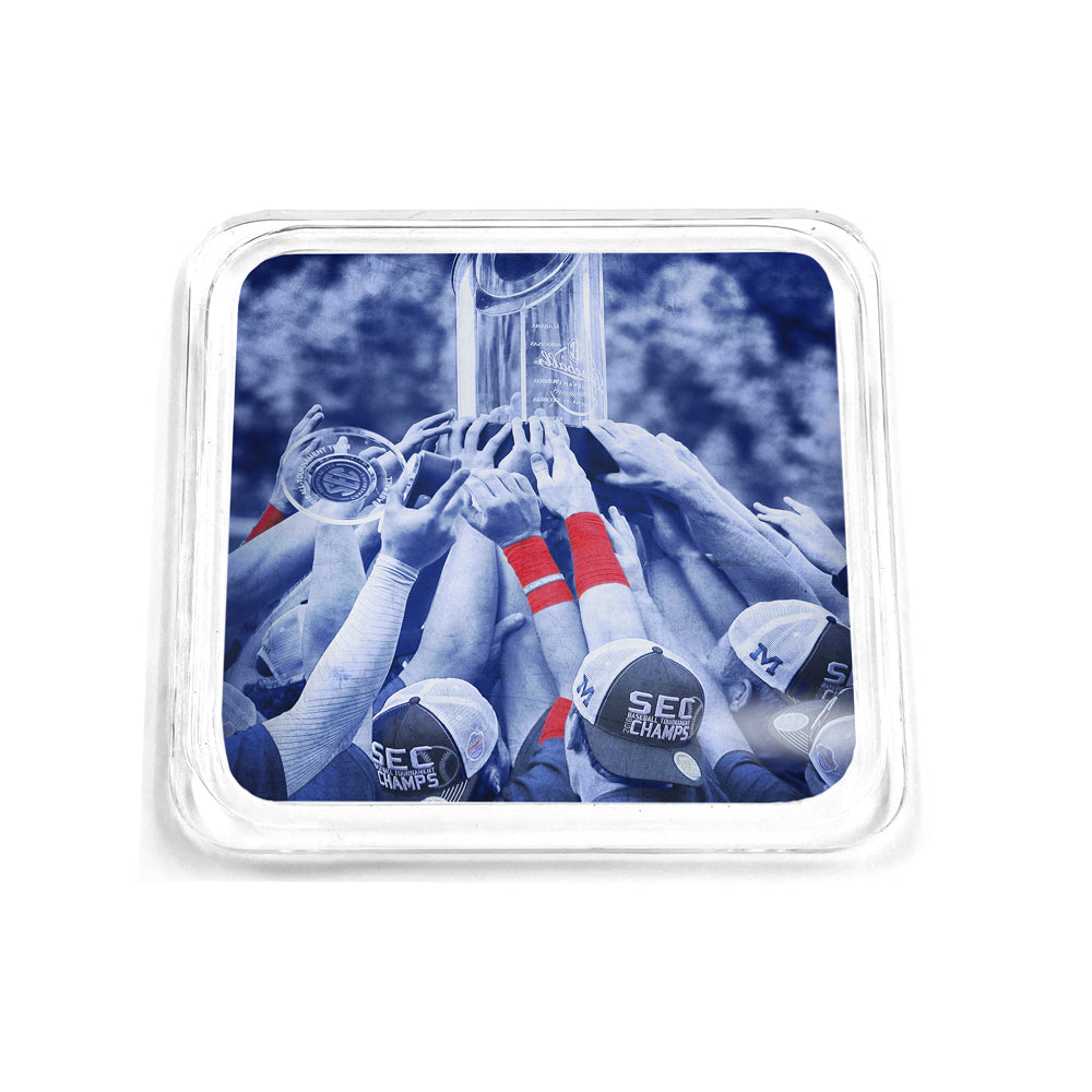 Ole Miss Rebels - SEC Baseball Champs Drink Coaster