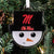 Ole Miss Rebels - Ole Miss Snowman Head Double-sided Ornament