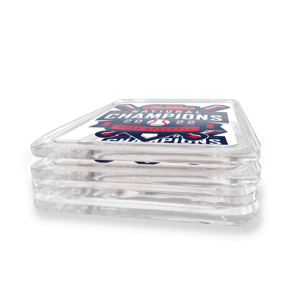 Ole Miss Rebels - National Baseball Champions Drink Coaster