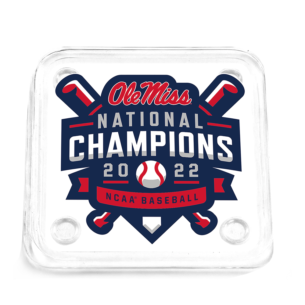 Ole Miss Rebels - National Baseball Champions Drink Coaster