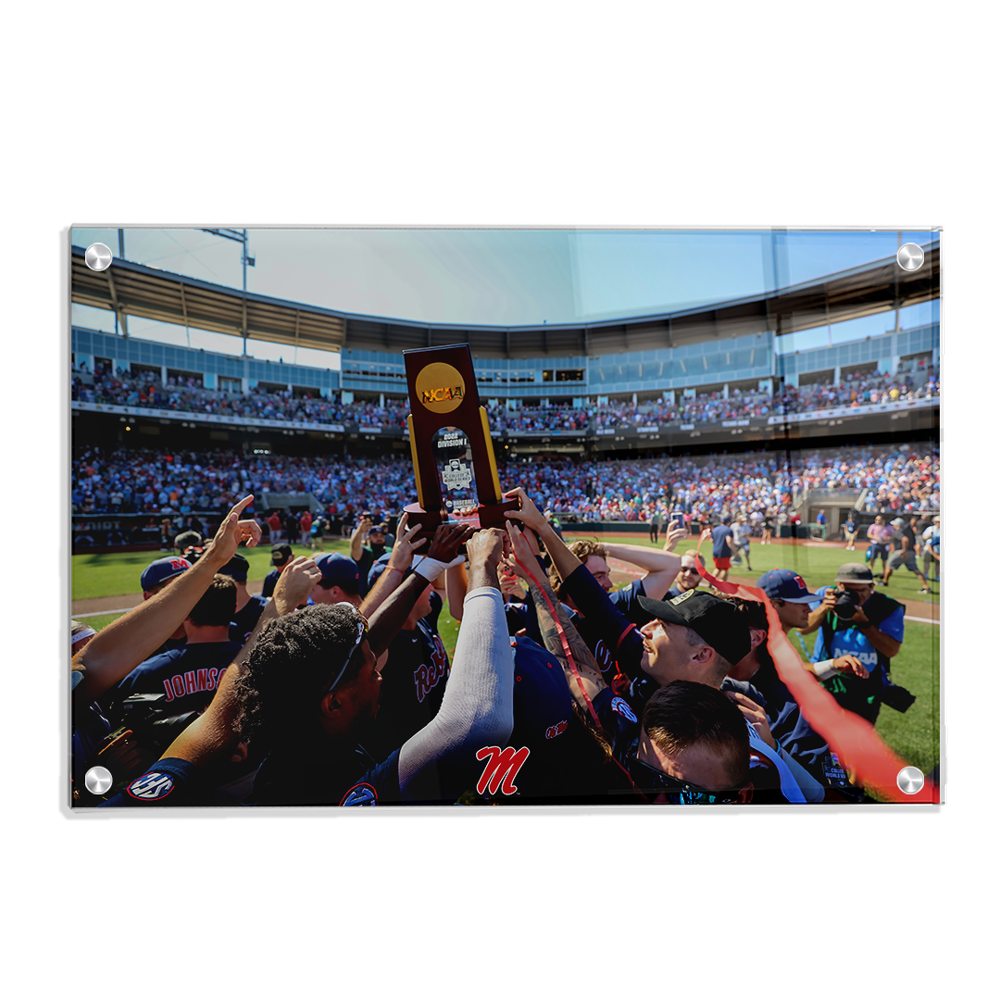 Ole Miss Rebels - The Trophy - College Wall Art #Canvas