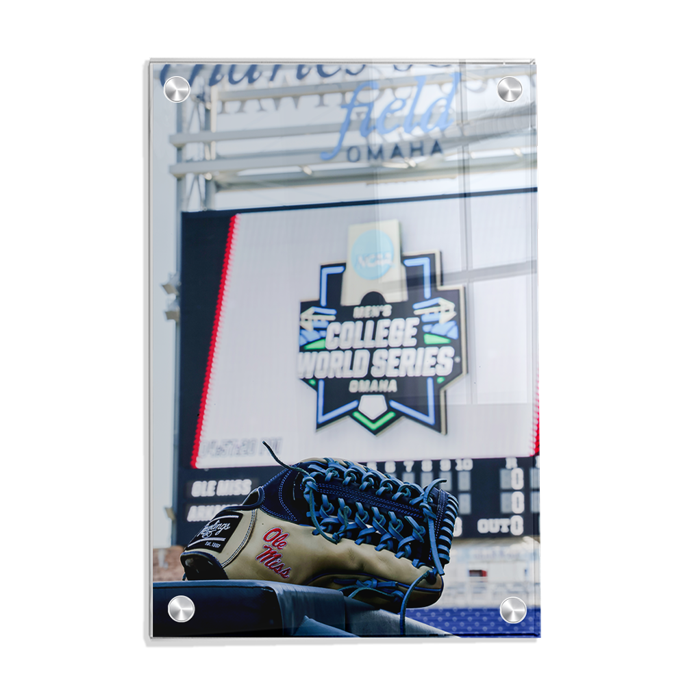 Ole Miss Rebels - Ole Miss Glove - College Wall Art #Canvas