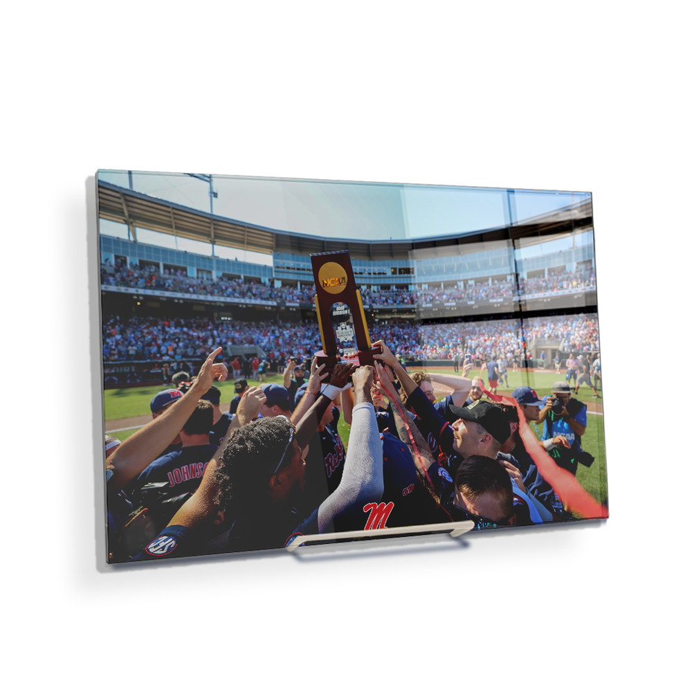 Ole Miss Rebels - The Trophy - College Wall Art #Canvas