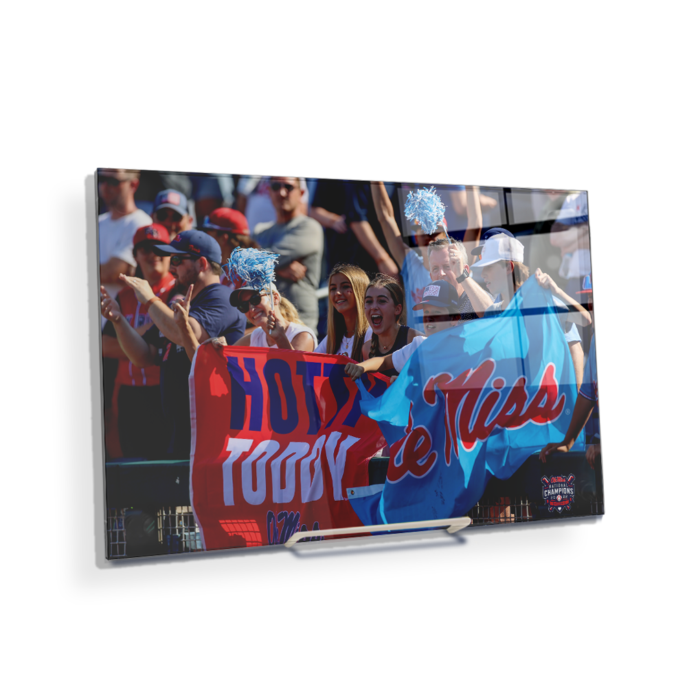 Ole Miss Rebels - Hotty Toddy Ole Miss - College Wall Art #Canvas