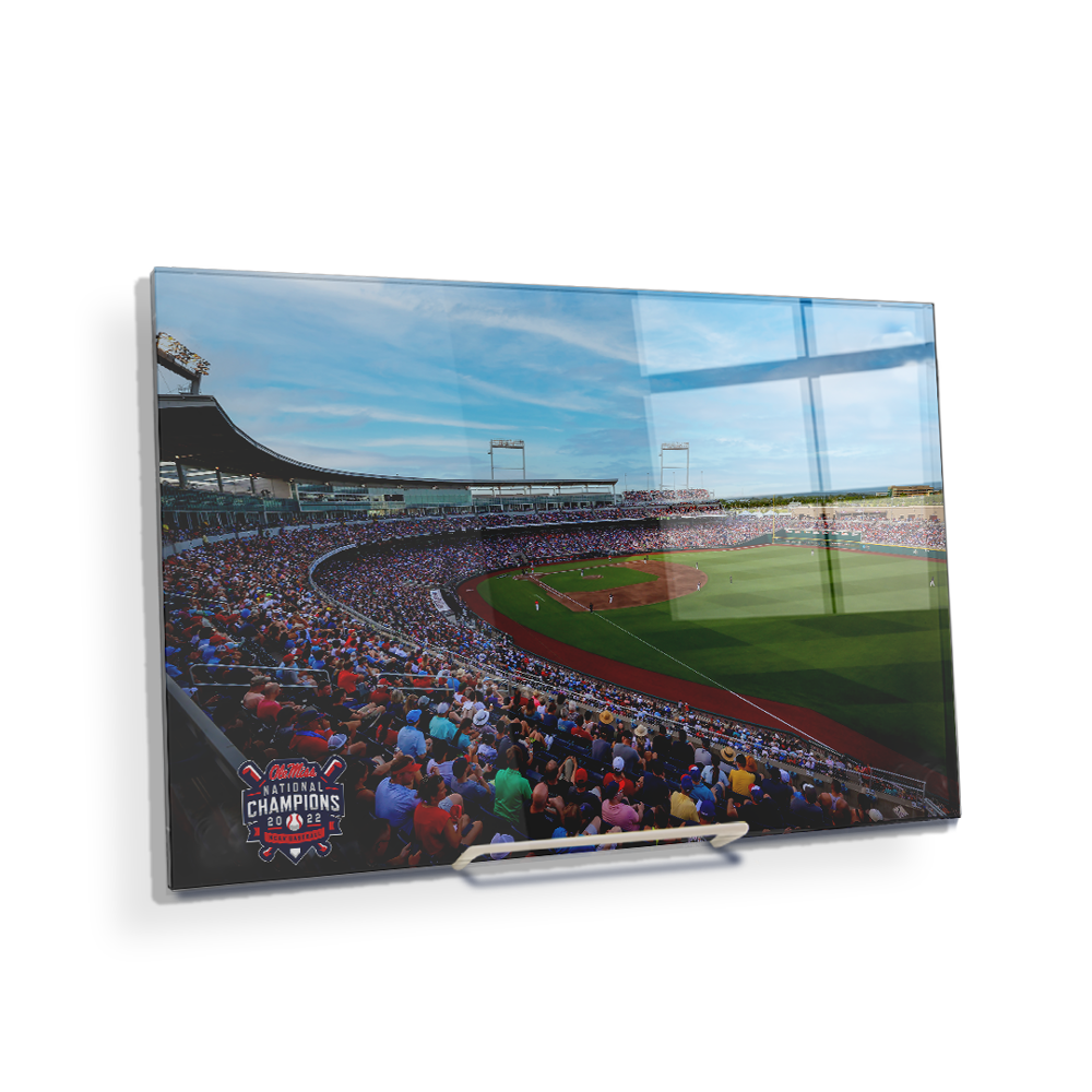Ole Miss Rebels - CWS Game Day - College Wall Art #Acrylic Mini