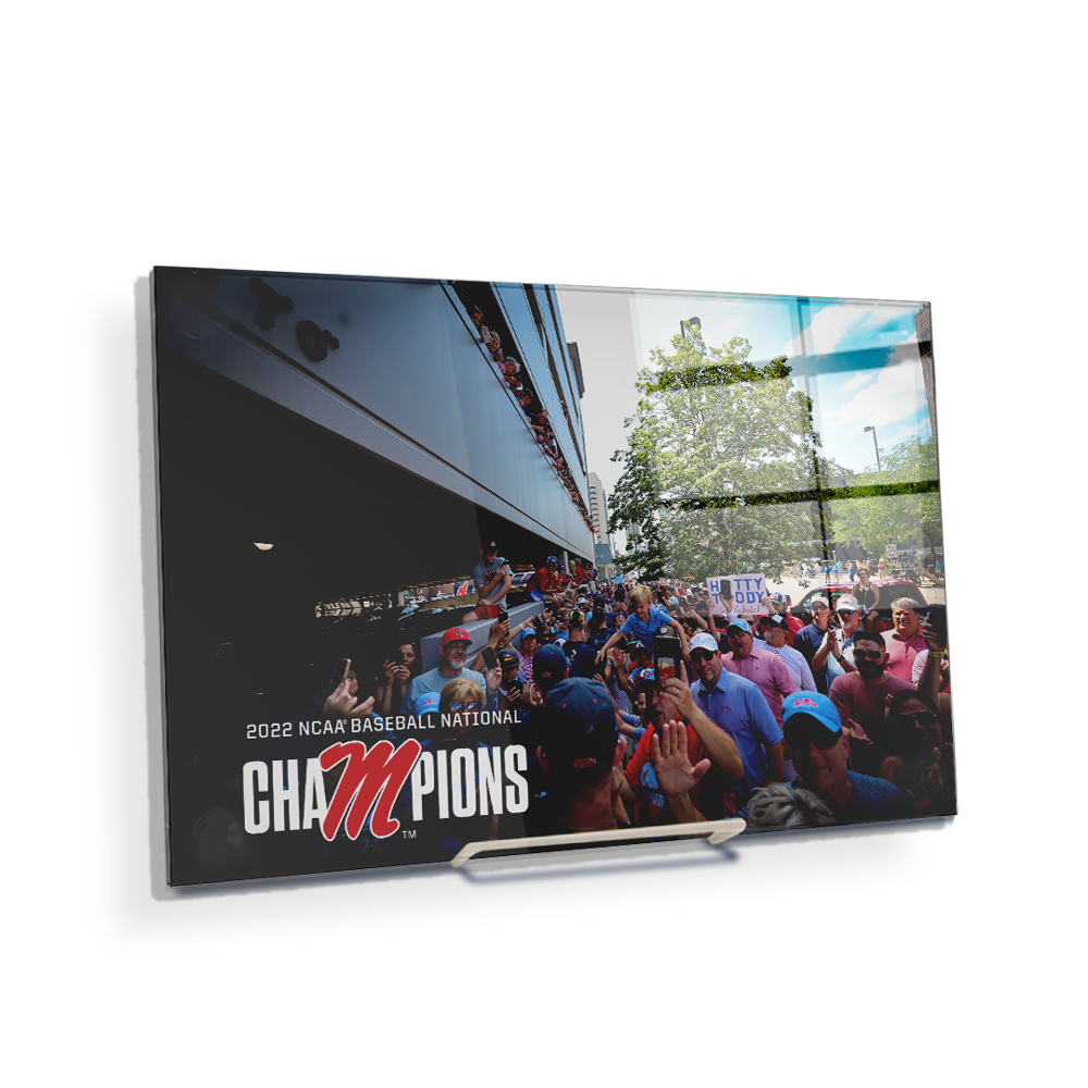 Ole Miss Rebels - Walk of Baseball Champions - College Wall Art #Canvas
