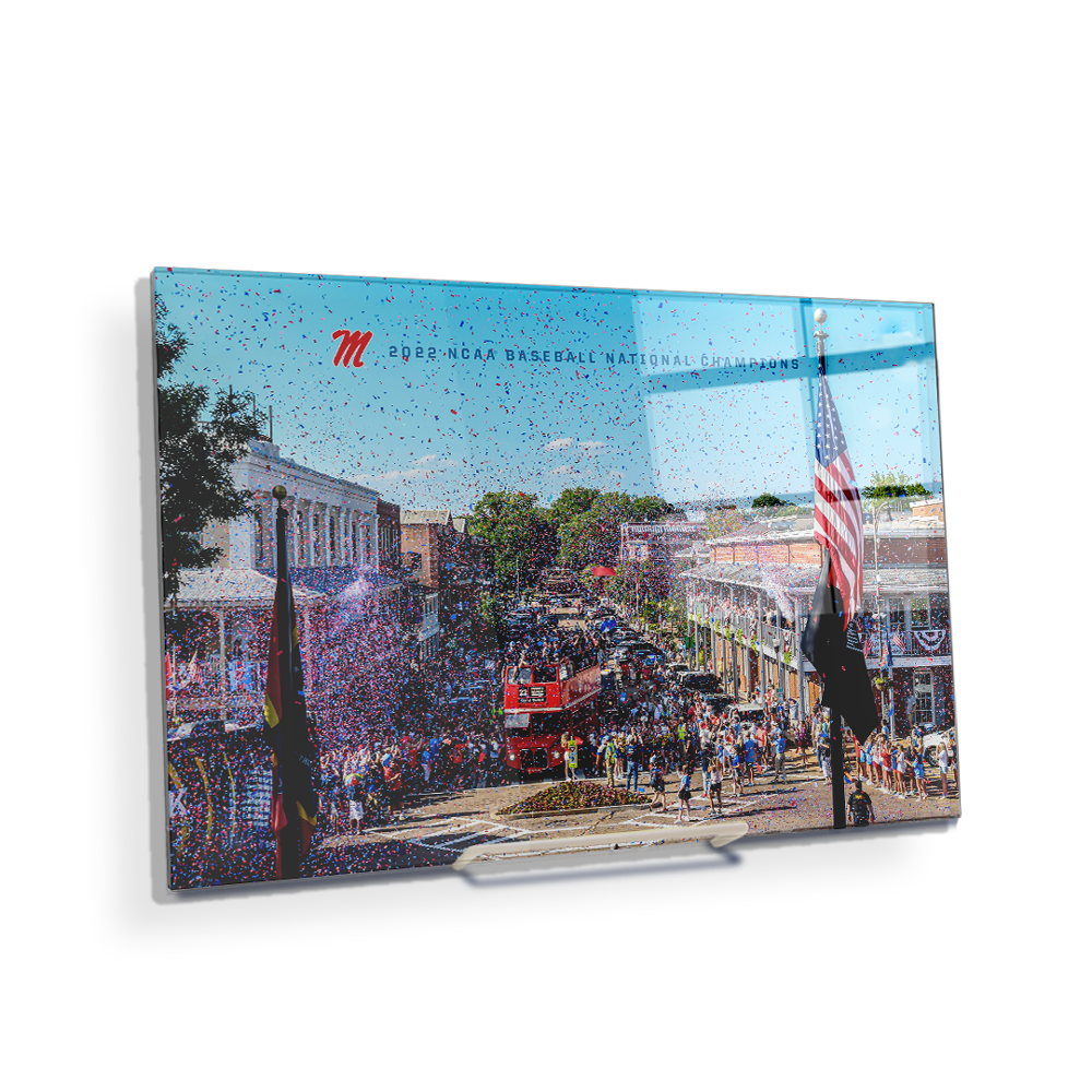 Ole Miss Rebels - 2022 Parade of Baseball National Champions - College Wall Art #Canvas