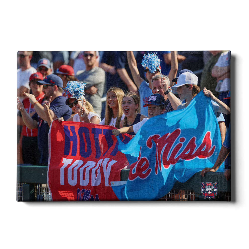 Ole Miss Rebels - Hotty Toddy Ole Miss - College Wall Art #Canvas