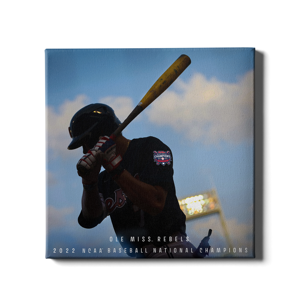 Ole Miss Rebels - Ole Miss Rebels 2022 NCAA Baseball National Champions - College Wall Art #Canvas