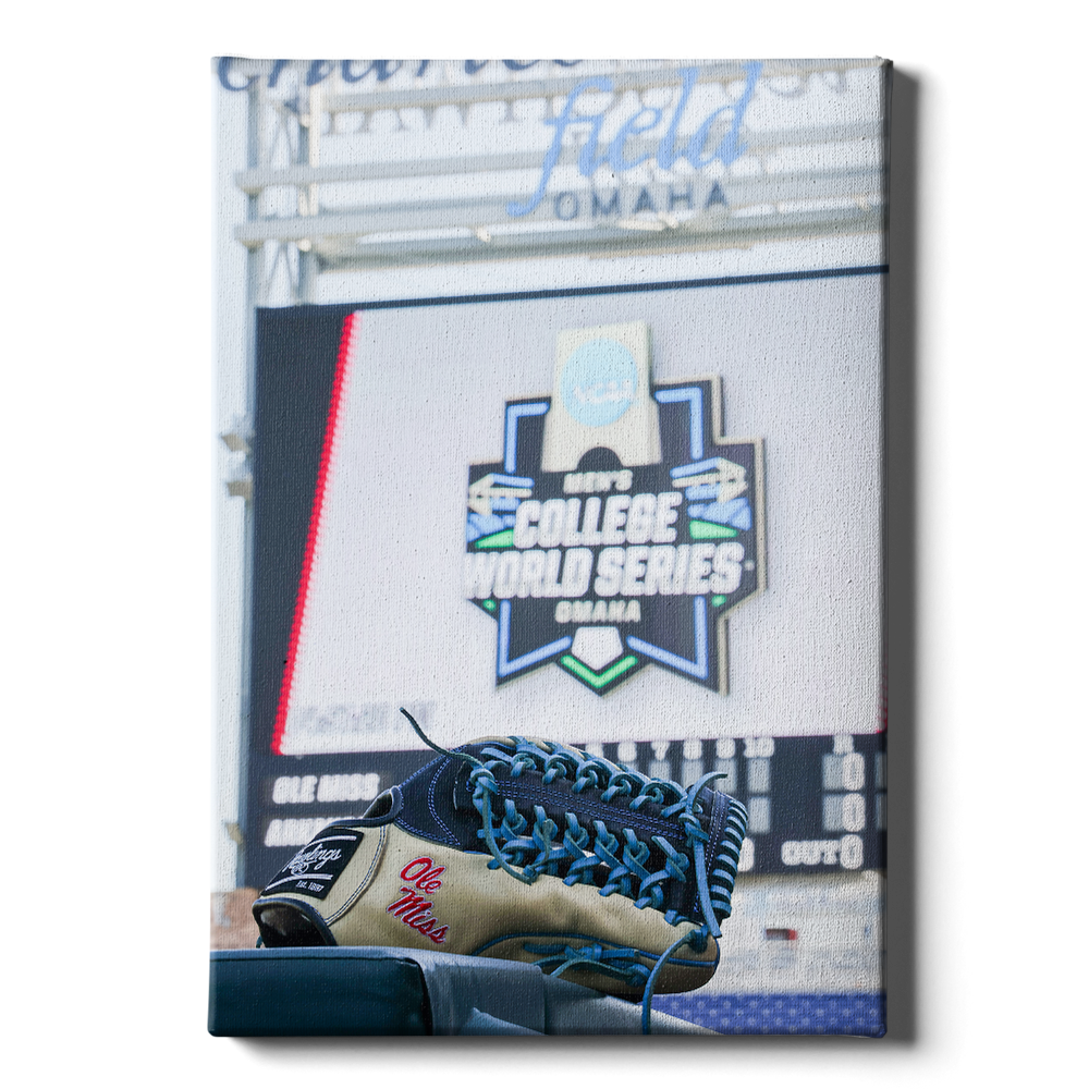Ole Miss Rebels - Ole Miss Glove - College Wall Art #Canvas
