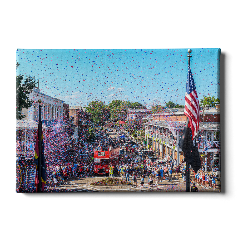 Ole Miss Rebels - Parade of Champions - College Wall Art #Canvas