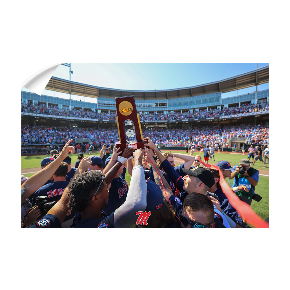 Ole Miss Rebels - The Trophy - College Wall Art #Canvas