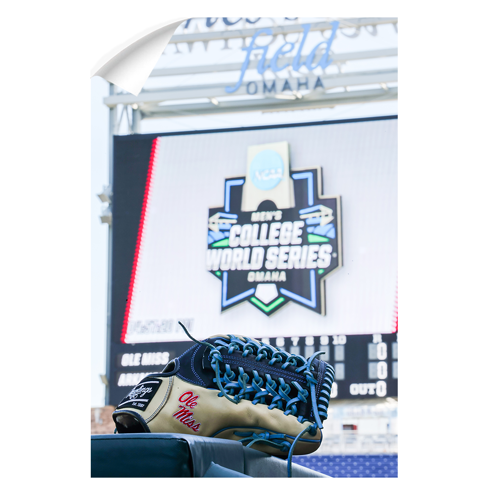 Ole Miss Rebels - Ole Miss Glove - College Wall Art #Canvas