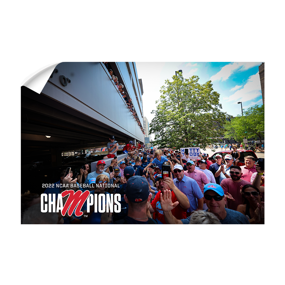 Ole Miss Rebels - Walk of Baseball Champions - College Wall Art #Canvas