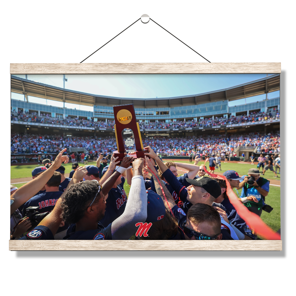 Ole Miss Rebels - The Trophy - College Wall Art #Canvas