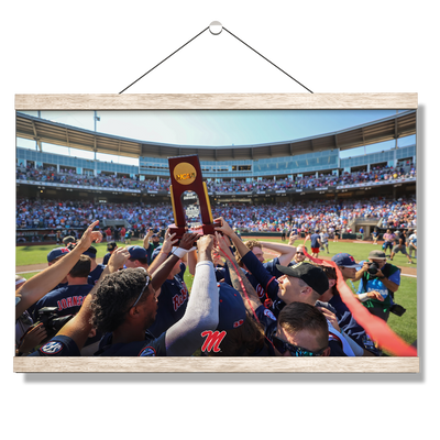 Ole Miss Rebels - The Trophy - College Wall Art #Hanging Canvas