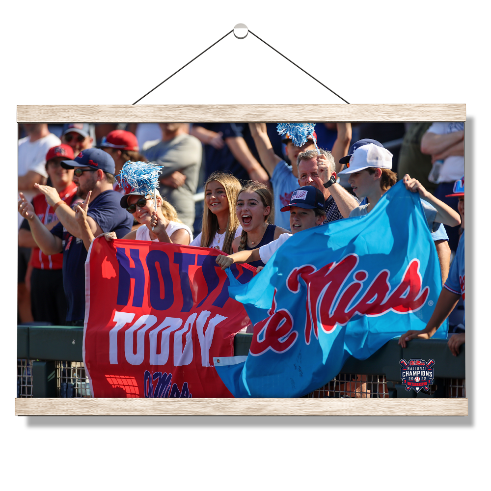 Ole Miss Rebels - Hotty Toddy Ole Miss - College Wall Art #Canvas