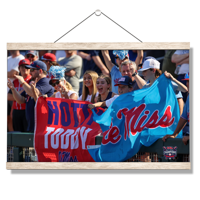 Ole Miss Rebels - Hotty Toddy Ole Miss - College Wall Art #Hanging Canvas