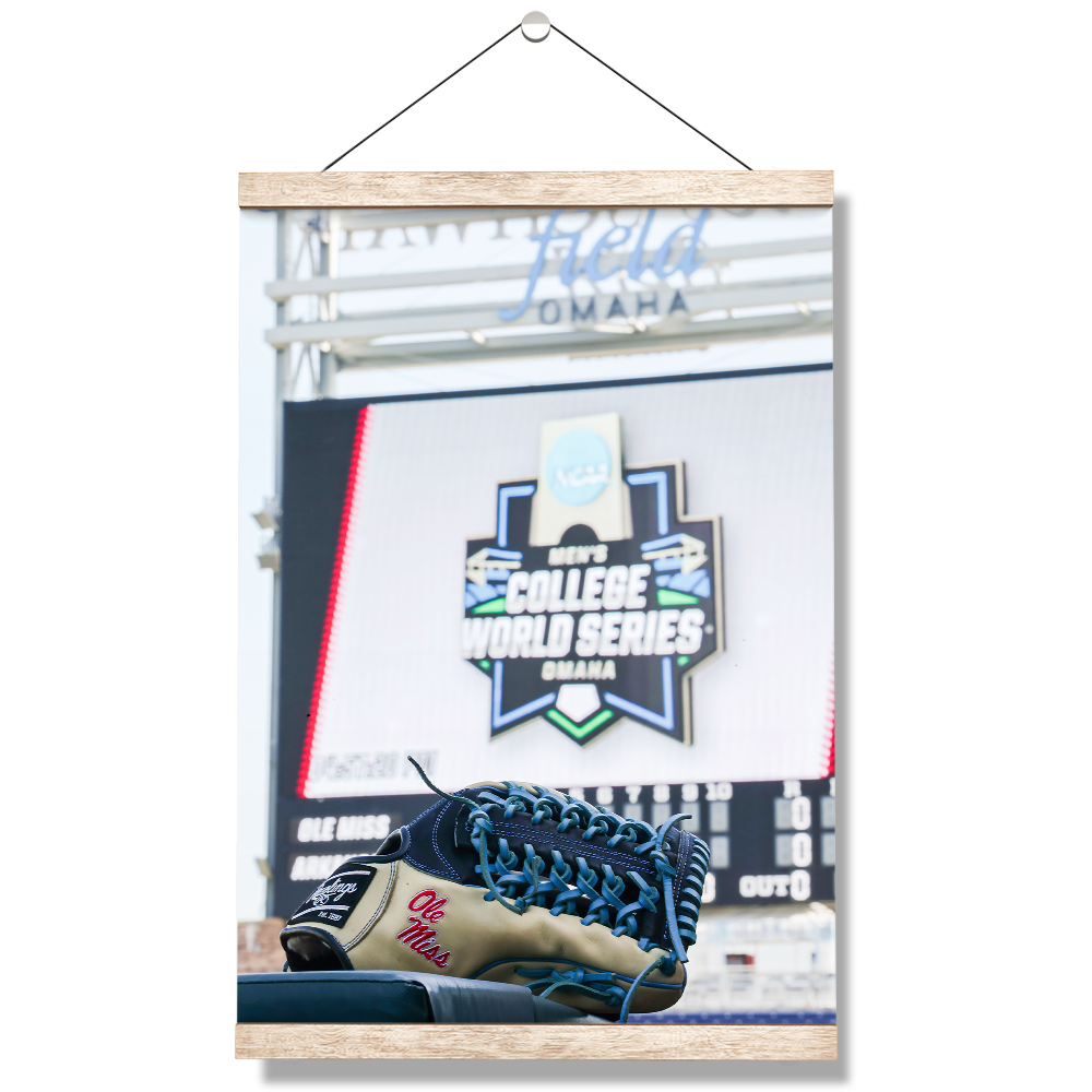 Ole Miss Rebels - Ole Miss Glove - College Wall Art #Canvas