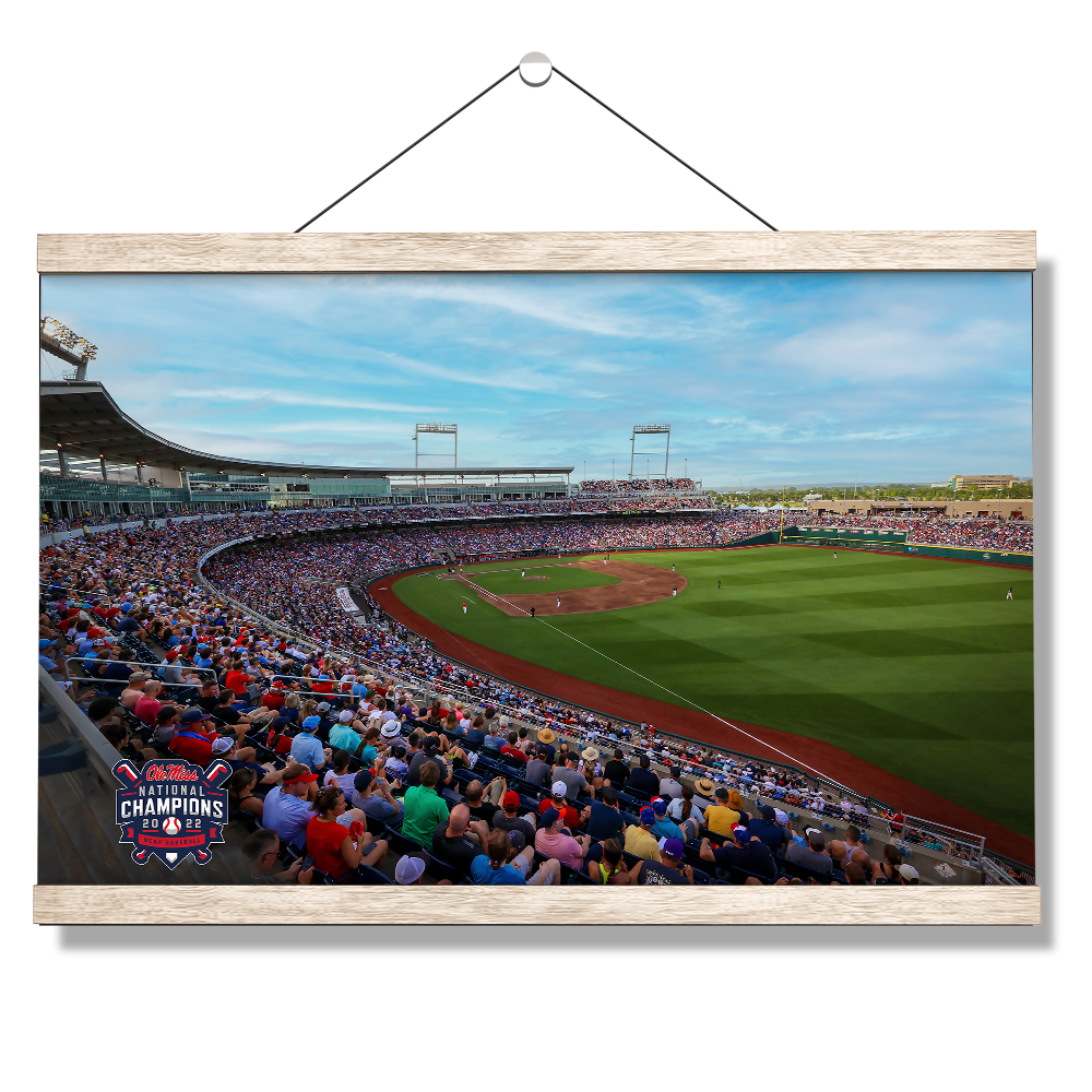 Ole Miss Rebels - CWS Game Day - College Wall Art #Canvas