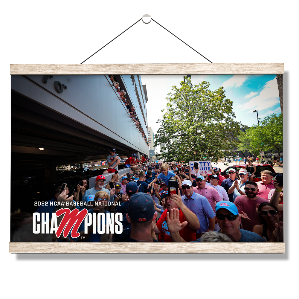 Ole Miss Rebels - Walk of Baseball Champions - College Wall Art #Canvas