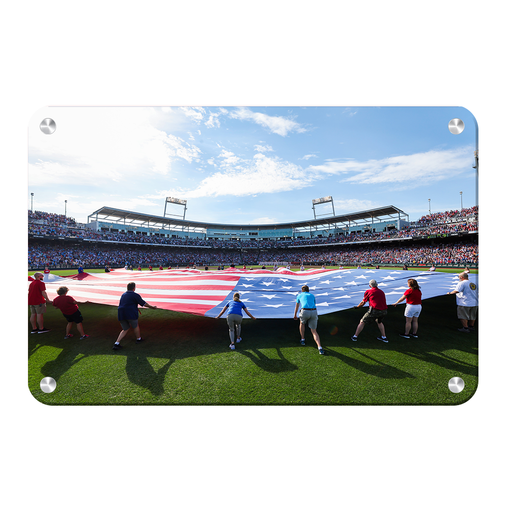 Ole Miss Rebels-Running onto the Field-College Wall Art - Rebel Wall Art