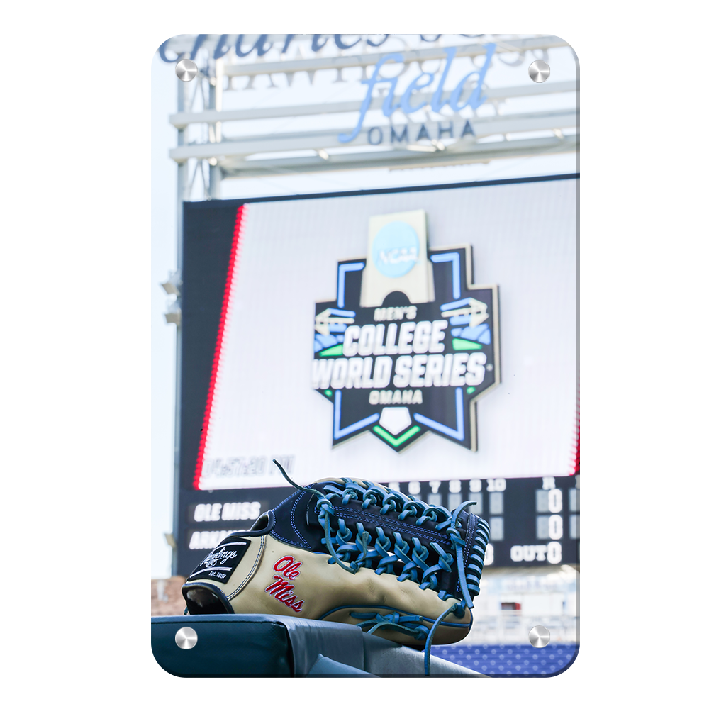 Ole Miss Rebels - Ole Miss Glove - College Wall Art #Canvas